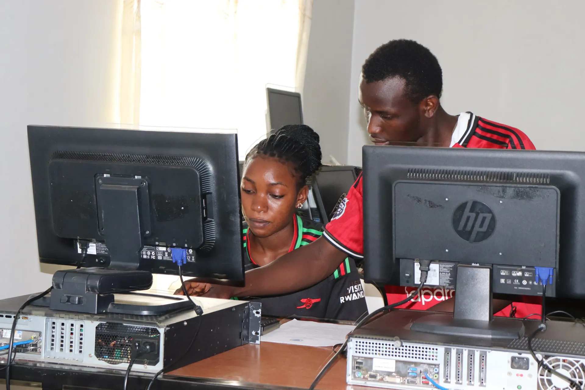 Students learning